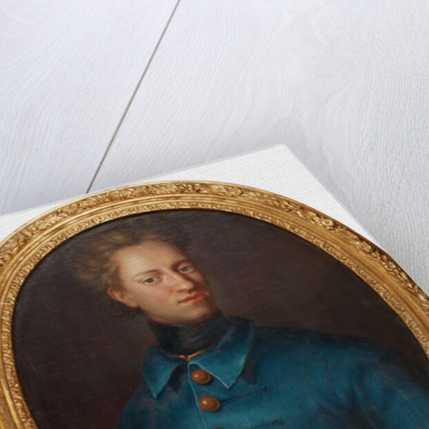 Portrait of the King Charles XII of Sweden by Anonymous