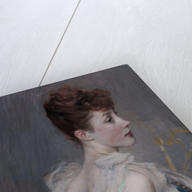 Portrait of Countess De Leusse, née Berthier, 1889 by Anonymous