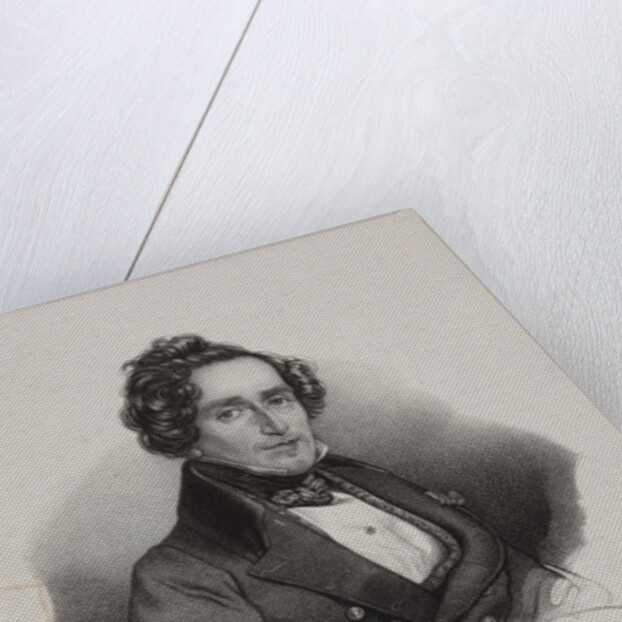 Portrait of the composer Giacomo Meyerbeer, 1830s by Anonymous