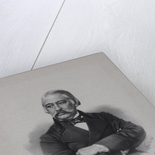 Portrait of the Publisher Andrey Alexandrovich Krayevsky, 1860s by Anonymous