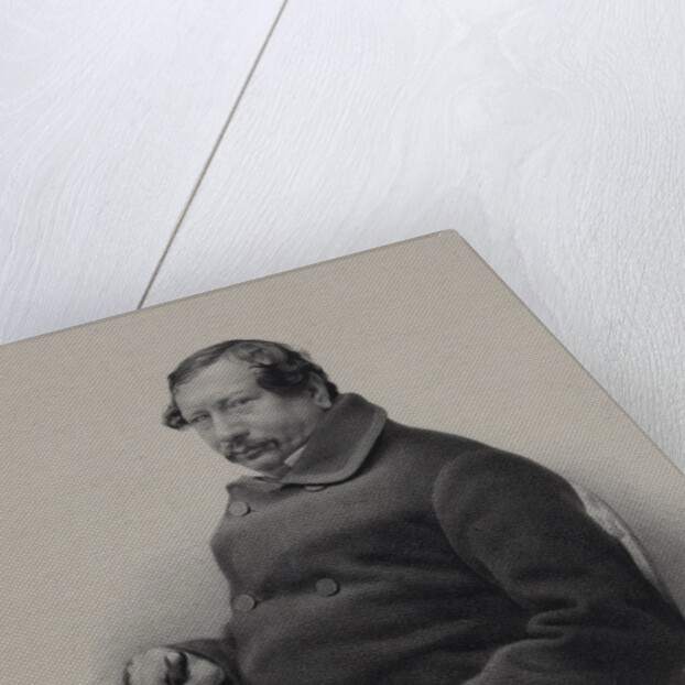 Portrait of the author Nestor Vasilievich Kukolnik, 1860s by Anonymous