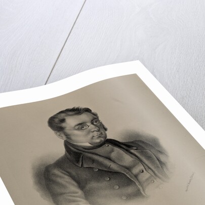 Portrait of the author Mikhail Zagoskin, 1845 by Anonymous