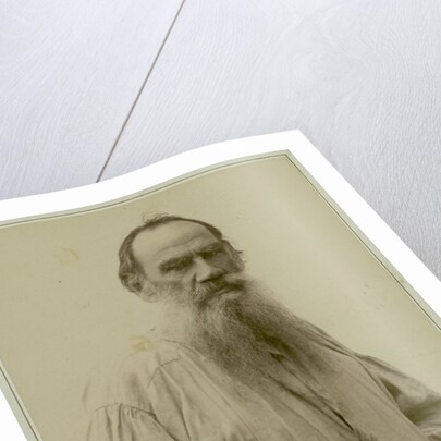 Portrait of the author Count Lev Nikolayevich Tolstoy by Anonymous
