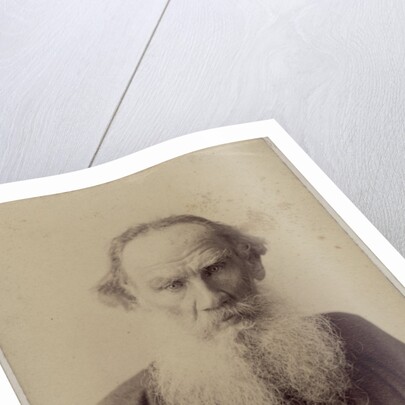Portrait of the author Count Lev Nikolayevich Tolstoy by Anonymous