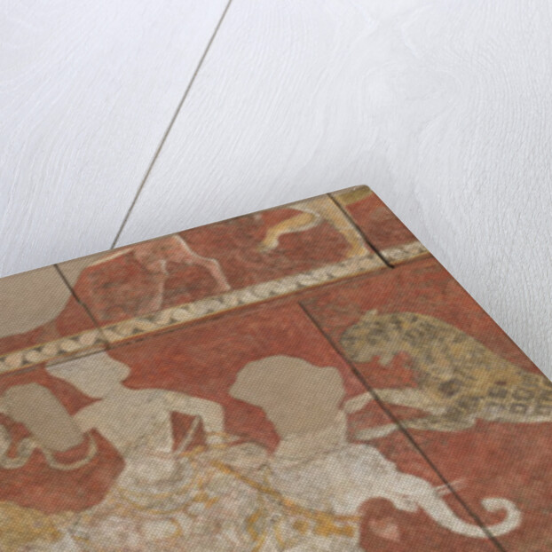 Wall painting from the Red Hall of the Palace in Varakhsha. Fragment by Anonymous