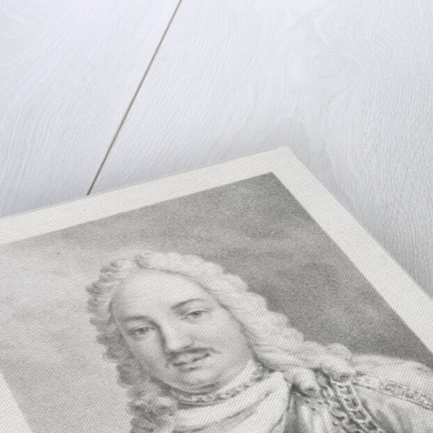 Portrait of general admiral François Lefort by Anonymous