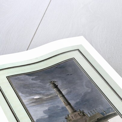 Design of the column commemorating centennial of the Battle of Poltava by Anonymous