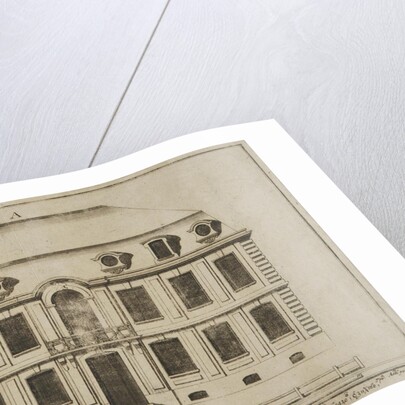 Design of a Typical Facade of a Two-Storey House with an Attic for the Construction along the Neva E by Anonymous