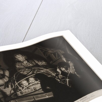 A Philosopher giving a Lecture on the Orrery in which a lamp is put in place of the Sun by Anonymous