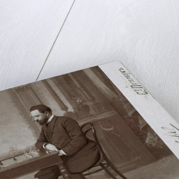 Mikhail Chigorin and Siegbert Tarrasch in Petersburg, 1893 by Anonymous