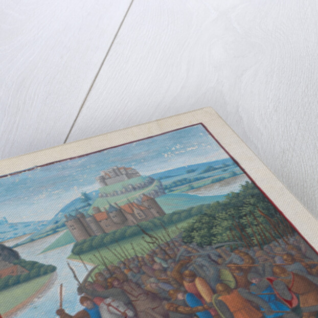 Battle between the Maccabees and the Seleucids. Illustration in Flavius Josephus Antiquities of the by Anonymous