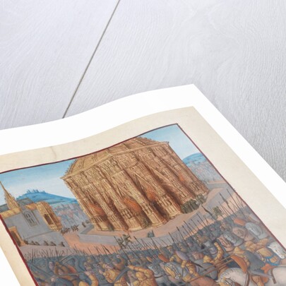 Siege of Jerusalem by Nebuchadnezzar II. Illustration in Flavius Josephus Antiquities of the Jews by Anonymous