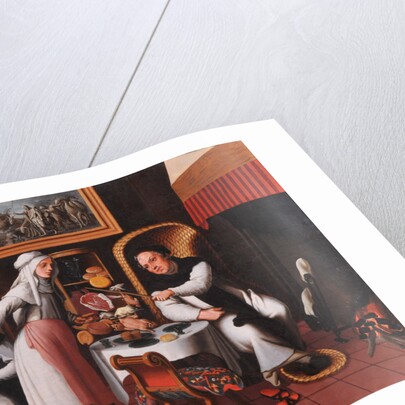 Scene in a monastery by Anonymous