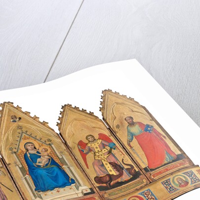 Polyptych: Madonna Enthroned with Child and Saints by Anonymous