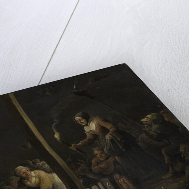 Witches under the gallows by Anonymous