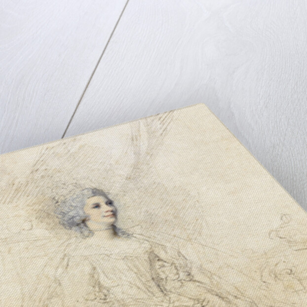 Portrait of Charlotte of Mecklenburg-Strelitz, wife of King George III of England by Anonymous