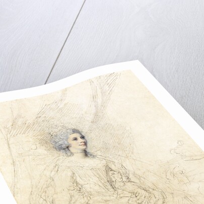 Portrait of Charlotte of Mecklenburg-Strelitz, wife of King George III of England by Anonymous