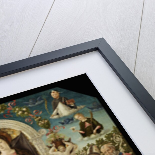 Virgin and child with Saints by Anonymous