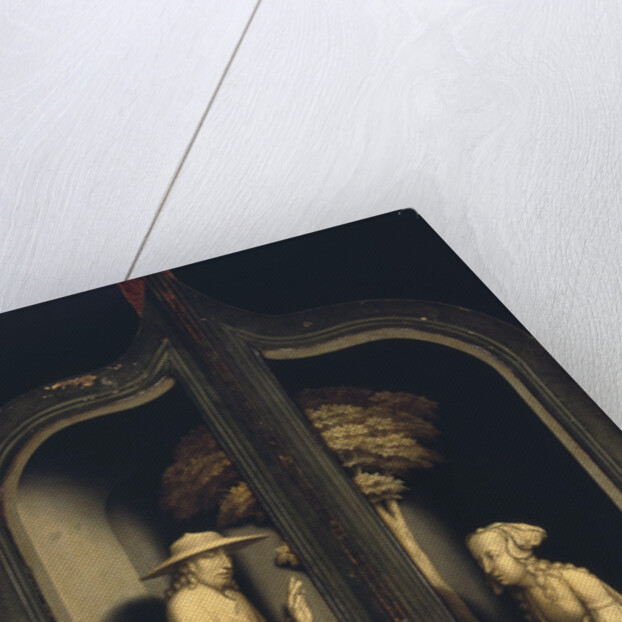 Triptych of the Lamentation of Christ. (Reverse: Noli me tangere) by Anonymous