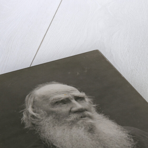 Portrait of the author Count Lev Nikolayevich Tolstoy by Anonymous