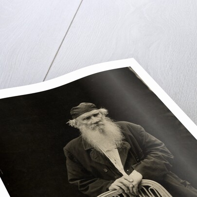 Portrait of the author Count Lev Nikolayevich Tolstoy by Anonymous