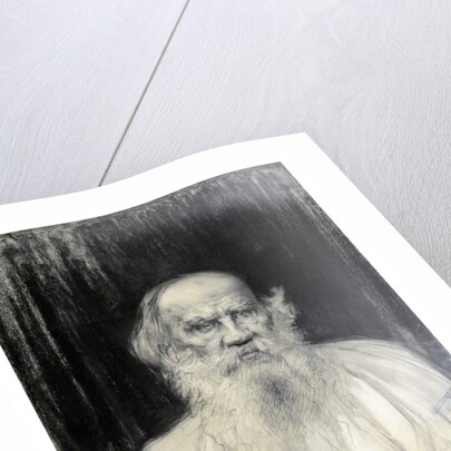 Portrait of the author Count Lev Nikolayevich Tolstoy by Anonymous