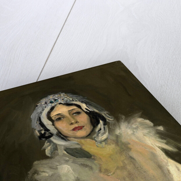 Ballerina Anna Pavlova as The Swan by Anonymous