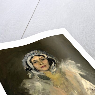 Ballerina Anna Pavlova as The Swan by Anonymous