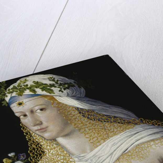 Idealized Portrait of a Courtesan as Flora by Anonymous