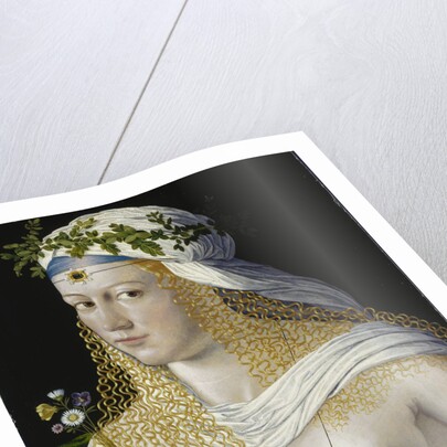 Idealized Portrait of a Courtesan as Flora by Anonymous