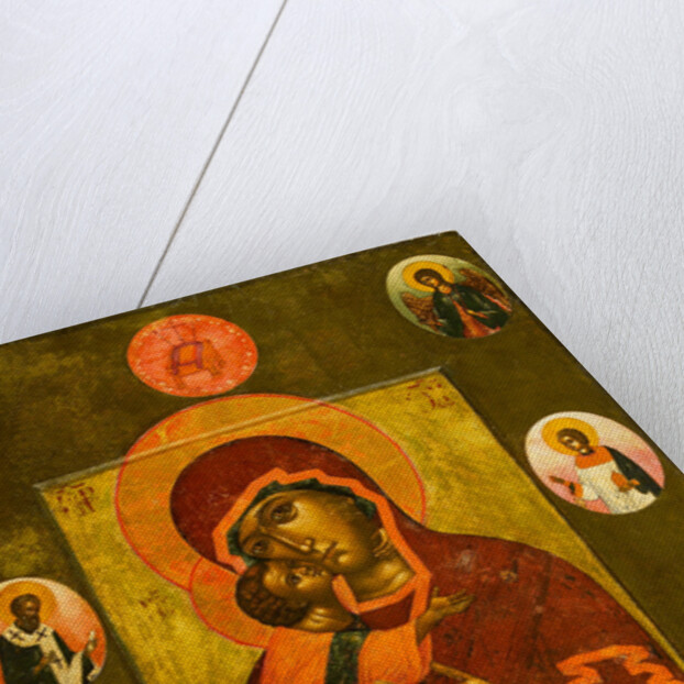 The Virgin of Vladimir with Selected Saints by Anonymous