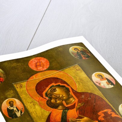 The Virgin of Vladimir with Selected Saints by Anonymous