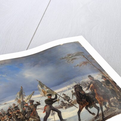 The Battle of Golymin on 26 December 1806 by Anonymous
