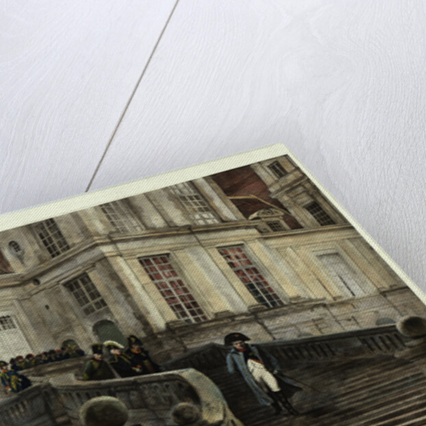 Napoleon Leaving Fontainebleau by Anonymous