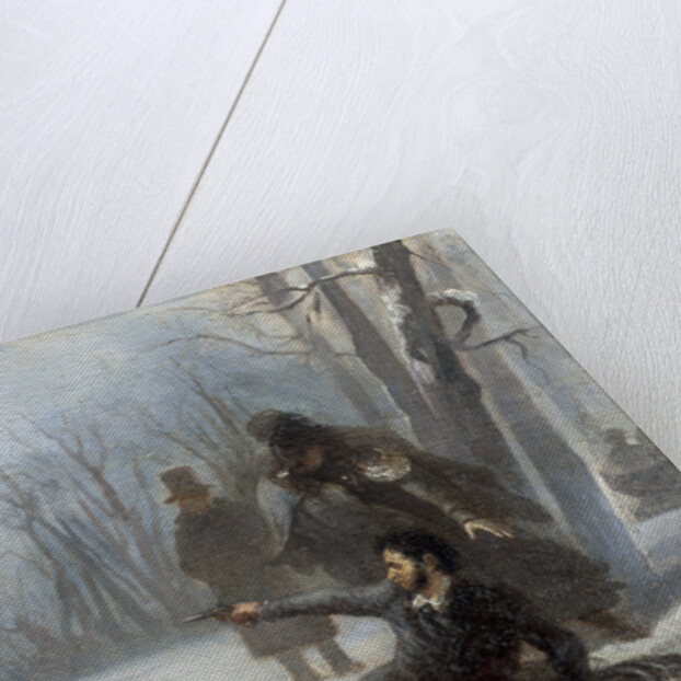 Duel between Alexander Pushkin and Georges dAnthès by Anonymous