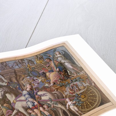 Veni, vidi, vici. Triunphus Caesaris (The triumph of Julius Caesar) by Anonymous