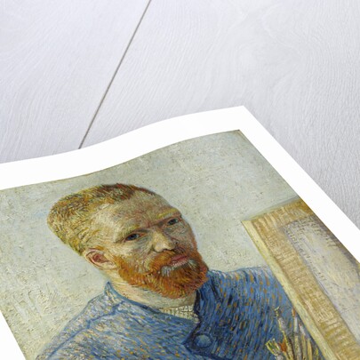 Self-portrait at the easel by Anonymous