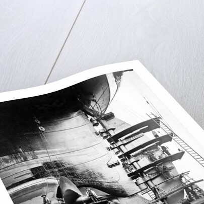 Rudder and screws of S.S. Imperator, c.1912 by Anonymous