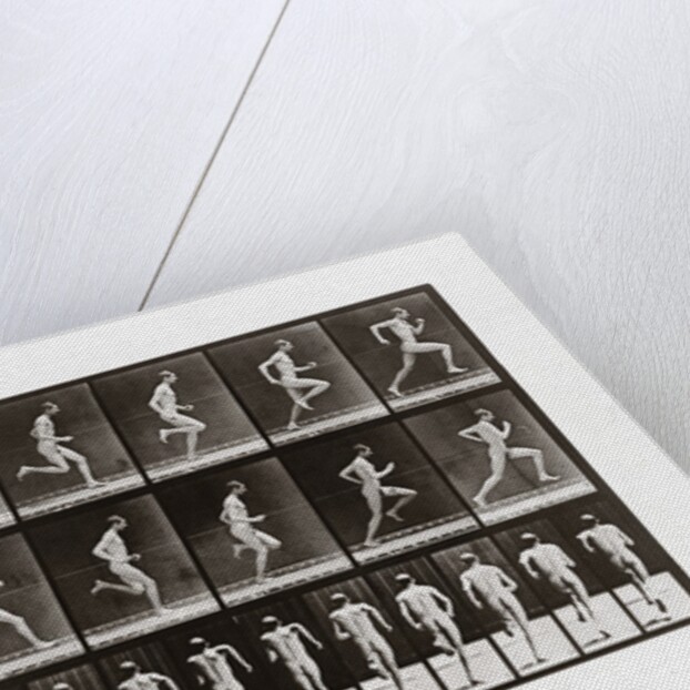Man running, Plate 62 from Animal Locomotion, 1887 by Anonymous