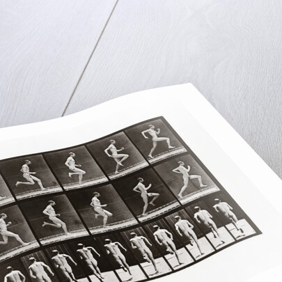 Man running, Plate 62 from Animal Locomotion, 1887 by Anonymous
