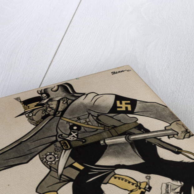War. Trotsky as Judas by Anonymous