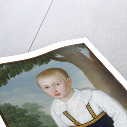 Portrait of Vasily Engelhardt as child, with a book of Plutarch by Anonymous