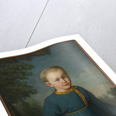 Portrait of Vasily Engelhardt as child, with Ball by Anonymous