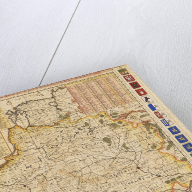 Map of Poland includes portions of Livonia and Grand Duchy of Moscow by Anonymous