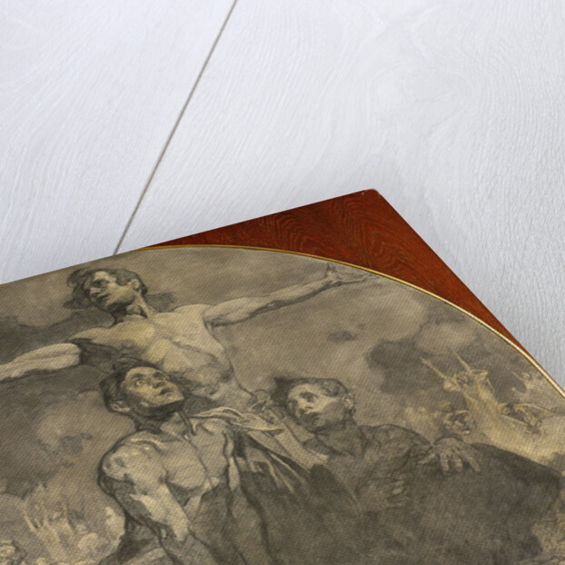 By force towards freedom, with love towards unity! Study for the mural at the Lord Mayors Hall, Pra by Anonymous