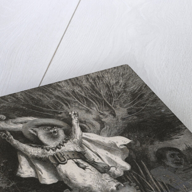 Illustration for Le Maître chat ou le chat botté by Charles Perrault by Anonymous