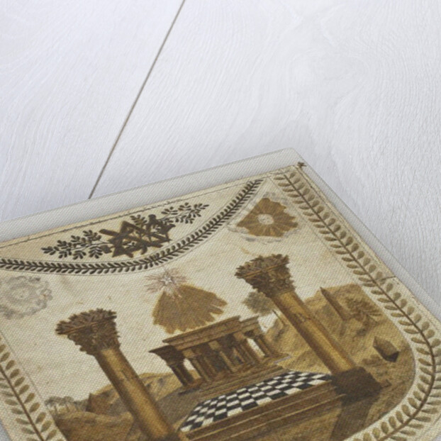 Masonic Master Apron, Russia by Anonymous