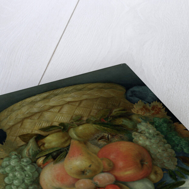 Reversible Anthropomorphic Portrait of a Man Composed of Fruit by Anonymous