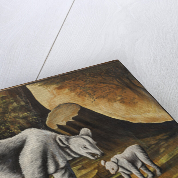 A she-bear with baby bears by Anonymous