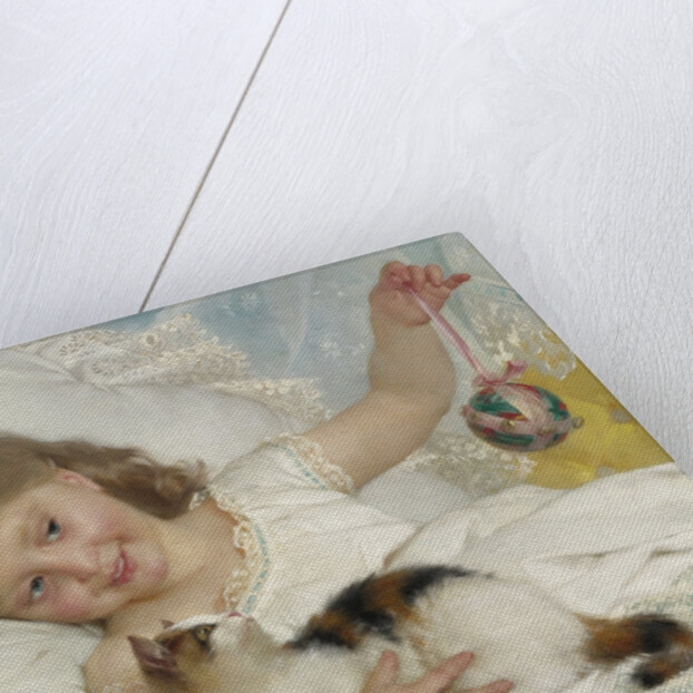 Child and cat by Anonymous